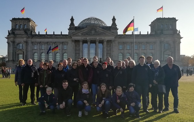 Fahrt zum Bundestag im Oktober 2019